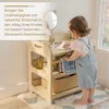 Umývací mísa Montessori dětské umyvadlo, dřevěné dětské Náhled obrázku produktu 7