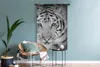 MuchoWow® Wandteppich Wandbehang Tiger - Kopf - Augen Produktbild-Vorschau 5