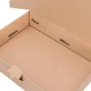 An open cardboard box with dimensions indicated by text. Produktbild-Vorschau