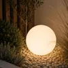 LUMILED Milchig Kugelleuchte 30cm Außen Außenkugelleuchte Produktbild-Vorschau 1
