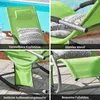 SoBuy OGS28-GR Sonnenliege Gartenliege wetterfest Produktbild-Vorschau 5