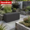 Floordirekt Gartenbox Holz-Optik wetterfeste Kissenbox 270L Produktbild-Vorschau 10