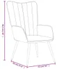vidaXL Fauteuil relax avec pouf vert foncé velours Voir les images du produit 7
