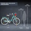 Milord Komfort Fahrrad Mit Weidenkorb Damenfahrrad, 26 Produktbild-Vorschau 3