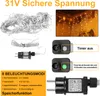 5M Chaîne lumineuse pluie de glace Extérieur Intérieur Voir les images du produit 9