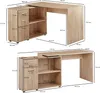 Scrivania ad angolo con ripiano sonoma 120 x 75,5 x 106,5 Anteprima dell’immagine prodotto 3