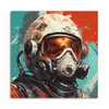 DEQOART Hybrid Leinwand Bild 30x30 cm 'Kosmische Reflexion' Produktbild-Vorschau 2