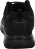 The back view of a black Skechers shoe. Produktbild-Vorschau
