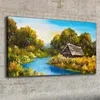 Coloray Bild aus Leinwand 100x50 Leinwand Dekoration - Wald Produktbild-Vorschau 2