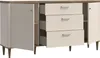 Forte LACETTI Kommode 120, moderne Kommode, Skandi Lamellen Produktbild-Vorschau 5