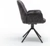 A side view of a single chair on a white background. Produktbild-Vorschau