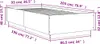 VidaXL 3209632, Biela, 93 cm, 2,03 m, 40 cm, 900 x 2000 mm, Náhľad obrázku produktu 7