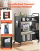 Carrello porta libri VEVOR, portata 159 kg, carrello per Anteprima dell’immagine prodotto 2