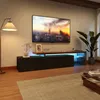 ProximaX TV Möbel Lowboard mit LED Licht, Hochglanz Schwarz Produktbild-Vorschau 11