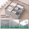 Aufbewahrungsboxen Stoffboxen 6er Set – Faltbar aus Produktbild-Vorschau 6