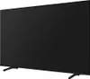 A black flat-screen television with its stand, shown from a side angle against a white background. Produktbild-Vorschau