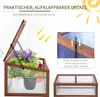 Outsunny Serraggio in legno, mini serra 100 x 65 x 40 cm, Anteprima dell’immagine prodotto 6