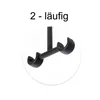 MDEKOR Deckenträger 2-läufig Schwarz Matt Deckenhalter mit Produktbild-Vorschau 5