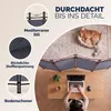 DEUBA® 2er Set Trennwand 180x160cm 4 teilig Blickdicht Produktbild-Vorschau 4