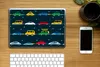 MuchoWow® Laptop Aufkleber Sticker Cover Muster - Auto - Produktbild-Vorschau 2