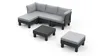 Zahradní nábytek Elements 5místný - Graphite Náhled obrázku produktu 3