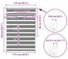 vidaXL Dvojitá roleta bílá 115x150 cm Šířka látky 110,9 cm Náhled obrázku produktu 7