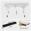 AREBOS Table de camping pliable 90x51,5 cm | Réglable en Voir les images du produit 14