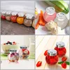 Belle Vous Runde Klare Kleine Marmeladengläser mit Produktbild-Vorschau 6