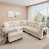Merax U-förmiges Ecksofa 6-Sitzer, XXL Modulares Soffa, Produktbild-Vorschau 2
