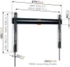 Vogels COMFORT TVM 3605 schwarz Fixed  Large Wandhalterung Produktbild-Vorschau 2