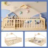 Merax Lit d'enfant 90x190 cm, Lit plat avec barre de Voir les images du produit 10