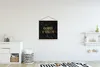 MuchoWow® Textilposter Zitat - Kaffee - Gold - Marmor 60x60 Produktbild-Vorschau 2