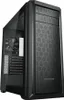 A black computer case is shown against a white background. Produktbild-Vorschau