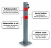 Mucola bariérový stĺpik skladací parkovací stĺpik 65CM Náhľad obrázku produktu 5