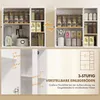 HOMCOM Küchenschrank Buffetschrank mit 4 Produktbild-Vorschau 5