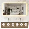 Specchio da bagno COSTWAY con illuminazione, specchio da Anteprima dell’immagine prodotto 5