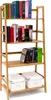 relaxdays 10019199_0 relaxdays Bambus Bücherregal braun 4 Podgląd zdjęcia produktu 1