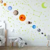 14 stücke Leuchtende Planeten Wandaufkleber Glow in The Produktbild-Vorschau 7