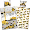 SkyBrands Kinderbettwäsche Bagger & Baustelle – 100x135 cm Produktbild-Vorschau 2