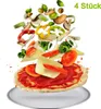 Pizzablech 4er-Set, Edelstahl Rund Pizzaform Pizza Produktbild-Vorschau 3