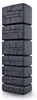 Prosperplast TOWER STONE antracitový 350l sud Náhľad obrázku produktu 1