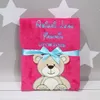 Personalisierte Babydecke 75x100 cm mit Namen & Datum – Produktbild-Vorschau 14