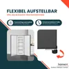 homeX Gefrierschrank No Frost, Tiefkühlschrank groß - 161 Produktbild-Vorschau 8
