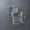 VILSTEIN Duschnische 30x30 cm | Aufputz | Wandnische Silber Produktbild-Vorschau 4