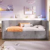 Schlafsofa mit Bettfunktion, Stauraum und LED-Beleuchtung Produktbild-Vorschau 3