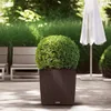 LECHUZA-Pflanzgefäß CUBE Cottage 50 Mokka | Pflanzgefäß mit Produktbild-Vorschau 6