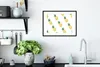 MuchoWow® Gerahmtes Poster Ananas - Obst - Muster 40x30 cm Produktbild-Vorschau 4