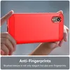 Hands holding a red phone case. Produktbild-Vorschau
