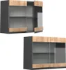 Armario de cocina con vidrio Vicco R-Line Roble dorado 80 Vista previa de la imagen del producto 6