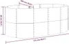A diagram showing the dimensions of a raised garden bed. Produktbild-Vorschau